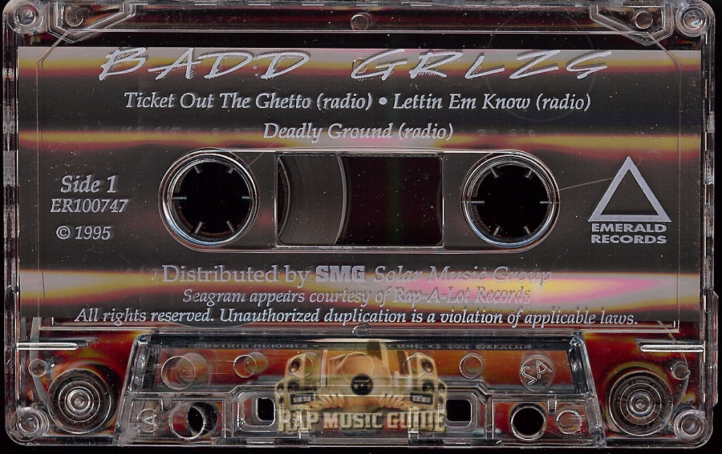 Badd Grlzs - Deadly Ground: Cassette Tape | Rap Music Guide